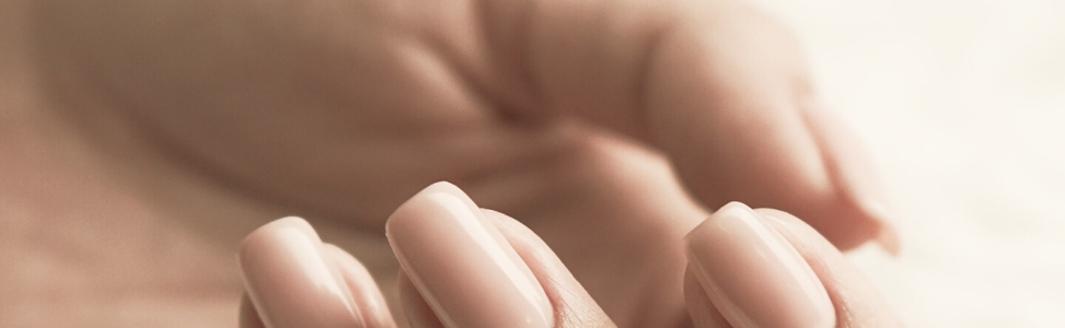 A picture of woman's hand.